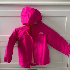 The North Face girls raincoat